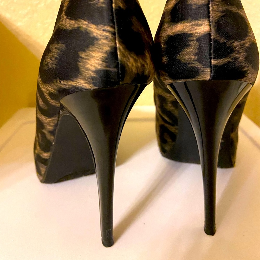 Leopard high heels